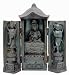 Thank You Buddha Age Gift Ideas - 9" Buddhist Quan Kwan Yin Trinity Statue Travel Shrine