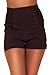 High Waisted Sophisticated Trendy Chic Front Button Vintage Inspired Shorts