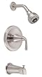 Danze Bannockburn 1 Handle Tub Shower Nickel D510056BN