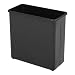 Safco 9616BL Rectangular Fire Safe Steel Wastebasket, 27 1/2 Quart, Black (SAF9616BL)...