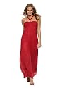 Astrapahl, Elegantes langes Cocktailkleid, Farbe rot