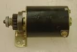 12 volt starter has nylon gear with 16 teeth, fits some Briggs single cylinder, see list below