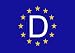 Produkt-Bild: PREMIUM Aufkleber EUROPA mit Deutschland - Kennzeichen D - Gr&ouml;sse: 8,4 x 5,4 cm -- ideal f&uuml;rs Auto Motorrad Biker Sticker Autoaufkleber -- mit Schutzlaminat und Transferfolie -- Made in Germany -- Sehr lange Haltbarkeit !! KEIN VESAND an Packstationen