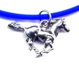 9 Blue Mustang Ankle Bracelet Sterling Silver Jewelry Gift Boxed
