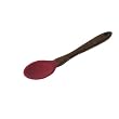 Island Bamboo 40789 Silicone Spoon with Rainbow Bamboo Wooden Handle, 12-1/4 Inches