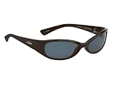 Angel Shiny Black Serena Sunglasses w Smoke Polarized Lens by