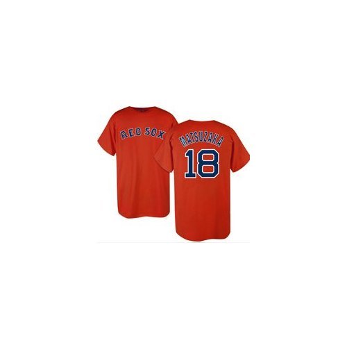 Buy Daisuke Matsuzaka #18 Boston Red Sox 2007 World Series Name and Number Red T-Shirt
