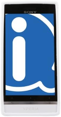 iTALKonline Sony LT22i Xperia P White TPU S Line Wave Hybrid Gel Skin Case Protective Jelly Cover