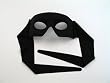 Unisex Italian Masks Fabric Costume Masquerade Venetian Mask Black