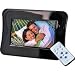 Gear Head 7-Inch Digital Photo Frame w/Remote (Piano Black)