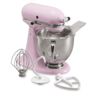Kitchenaid Ksm150pspk Pink Komen Foundation Artisan Series 5-qt Stand Mixer New Fast Shipping By Fedex