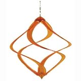 14 Inch Orange Acrylic Cosmic Wind Spinner