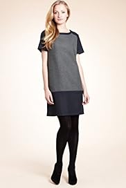 Autograph Colour Block Flannel Dress