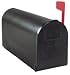 BLK Poly Rural Mailbox