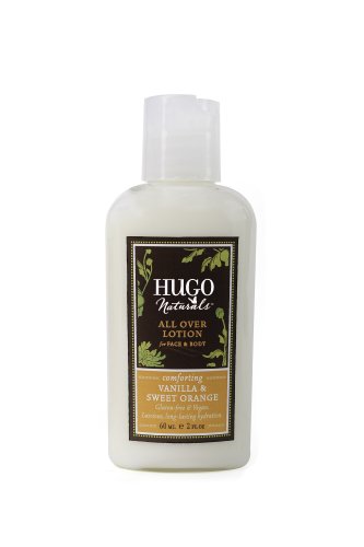 Hugo Naturals All Over Lotion, Travel Size, Vanilla and Sweet Orange, 2-Ounce (Pack of 3)