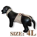 ASHUマナースーツ［ストライプ］　サイズ：4L　中型犬用
