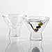 Steady Temp Martini Glass - Set of 2 Double Wall Martini Glasses