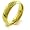 5mm IPG Gold Bonded Stainless Steel Wedding Band - Size: 5-14, 5