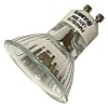 Bulbrite FMW/GU10 35-Watt 120-Volt Halogen MR16 Lensed GU10 Base, Flood