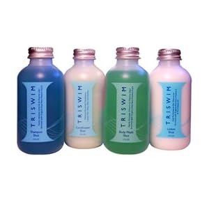 Triswim Aqua Therapy Chlorine-Out Hair & Skin Care Line Shot Set (Four 2oz. Bottles)