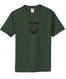 Sexy Slang - Stud Muffin - City Green Anvil Organic 5 oz Cotton Tee
