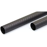 ARRIS&reg; 8mm Outer Dia. 500mm 3K Roll Wrapped 100% Carbon Fiber Tube 6mm*8mm*500mm Matt Surface (2 PCS)