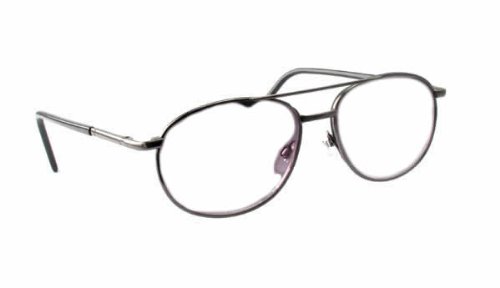 Calabria 1110C Metal Aviator Reading Glasses in Gun Metal or Gold