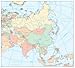 Laminated Wall Map of East Asia