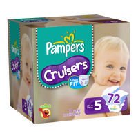 Pampers Diapers, Size 5 (27+ lb), Sesame Street 72 diapers