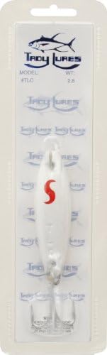 Tady Lure Small Cast Lure Fishing Equipment, White/Red