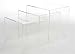 Aville Acrylic Nesting Tables Display Stands - 3 P