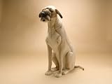 Hansa Life-Size Great Dane Stuffed Plush Animal, Sitting