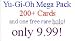 Search : Yu-Gi-Oh Mega Pack: 200+ Yugioh cards, 5 rares and one free parallel ultra rare!