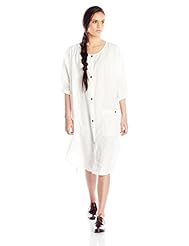 Linen Shirred  Dress