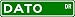 DATO Street Sign ~ Personalized Family Lastname Novelty Sign ~ Gameroom, Basement, Garage Sign ** Aluminum 4 x 18
