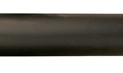 8 Foot Smooth Metal Pole x 1" Diameter - Paris Texas Hardware Villiers Collection - Noir