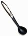 Pedrini Black & Satin Nylon Spoon