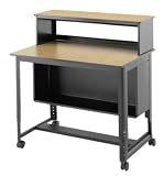 Da-Lite Mobile Computer Table Monitor Shelf