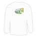 Long Sleeve T-shirt with map, estuary, rope