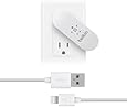 Belkin USB Swivel Home and Wall Charger with Lightning Cable for iPhone 6S / 6S Plus, iPhone 6 / 6 Plus, iPhone 5 / 5S, iPad Pro, iPad 4th Gen, iPad mini 4, iPad mini 3, iPad mini 2, iPad mini, iPod touch 5th Gen, and iPod nano 7th Gen (2.1 Amp / 10 Watt)