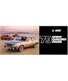 1979 SPIRIT CONCORD PACER Sales Brochure Literature