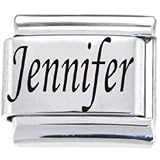 Body Candy Italian Charms Laser NAMEPLATE - Jennifer
