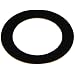 PVC (Polyvinyl Chloride) Round Shim, Inch