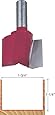 Freud 12-194 1-3/4-Inch Diameter by 3/4-Inch Double Flute Straight Router Bit with 1/2-Inch Shank