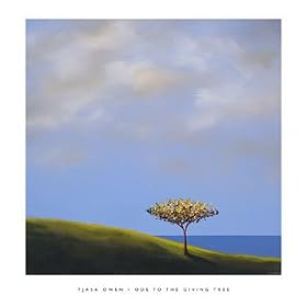 Ode to the Giving Tree Art Poster Print by Tjasa Owen, 24x24