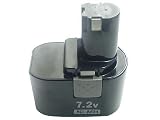 7.2v/7.4v Ni-MH 3000mAh Equivalent 1400668 Battery for RYOBI HP721 Series.