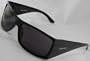 Giorgio Armani Sunglasses 52/S, Glossy Black Frame/ Grey Lenses