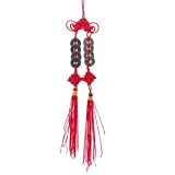 Chinese Feng Shui Ornamental Hanger with a Double Coin Union