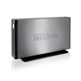 TrekStor DataStation maxi m.ub - 3.5 External Hard Drive, back up button 750GB SATA SILVER & USB 2.0