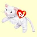 TY McDonald's Teenie Beanie - #3 FLIP the White Cat (2000)